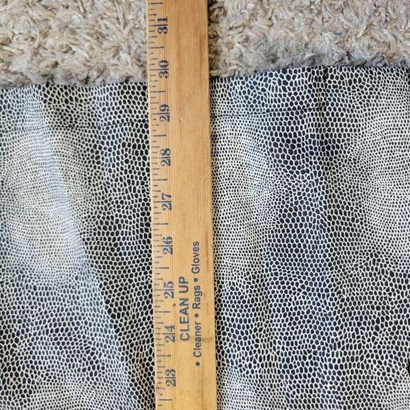 Vintage Alan Stuart Shirt Mens Large Gray Geometric Polyester Button Up Staining - Picture 4 of 7